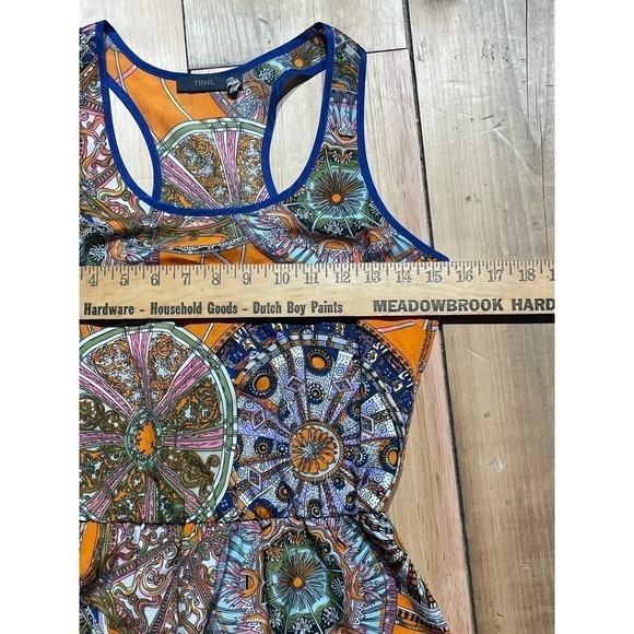 THML women's multi-color summer floral dress. XS - Picture 3 of 5